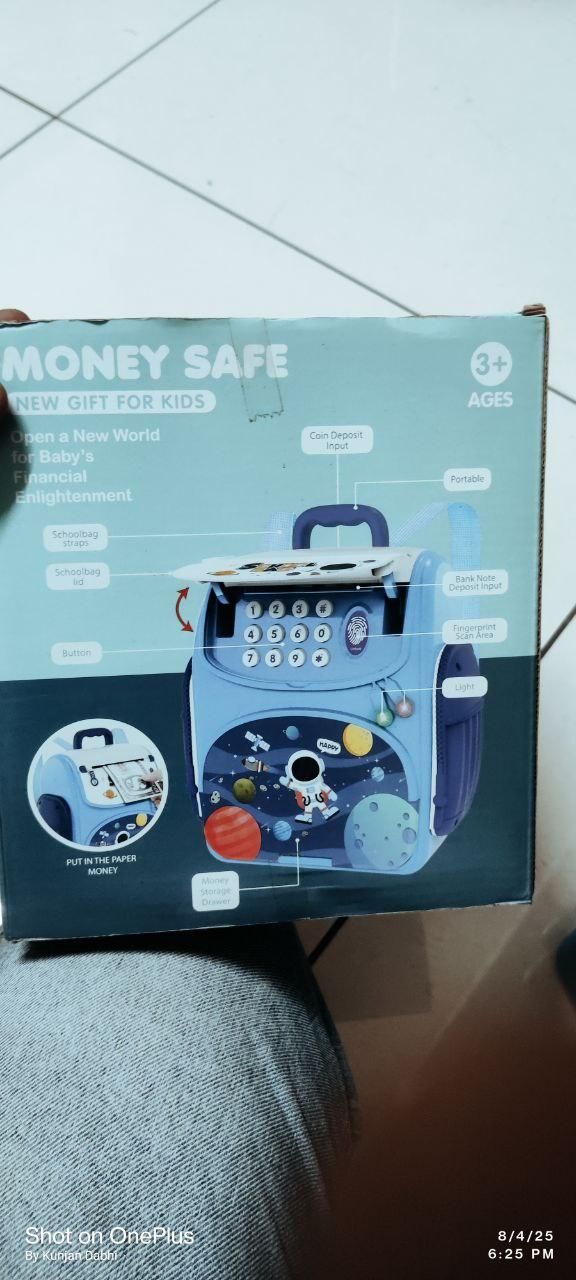 Modern Money Safe Musical Piggy Bank Toy for Kids and Adults